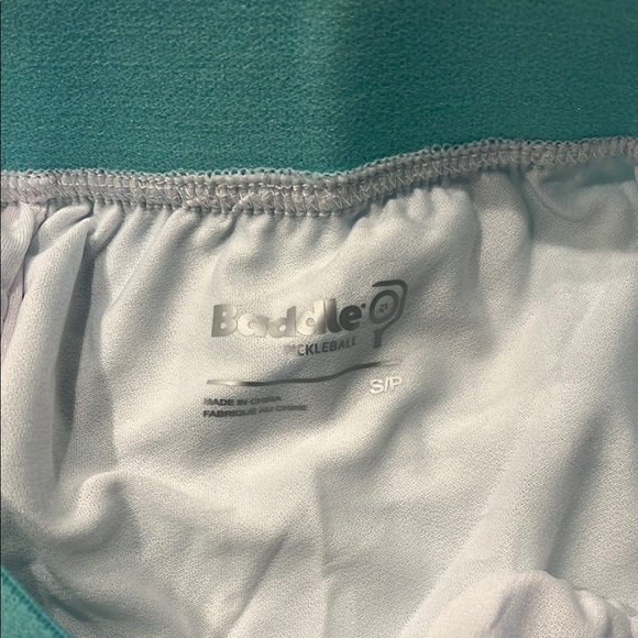 Baddle Pickleball Tropical Shorts - Aqua - Picture 4 of 4